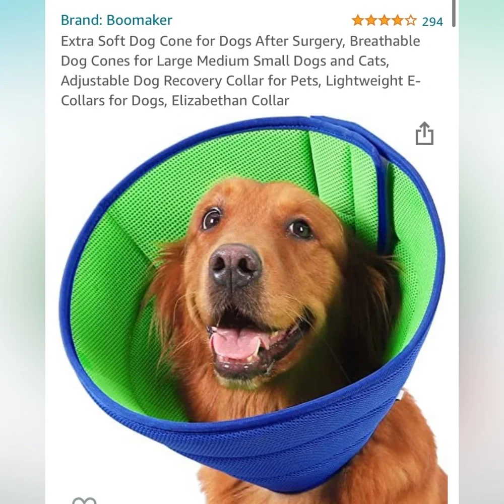 Boomaker Reversible Extra Soft Dog Cone